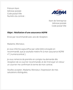 Résilier une assurance AGPM