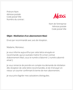 Se désabonner de Maxi