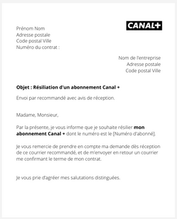 Se désabonner de Canal +