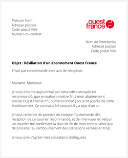 Se désabonner de Ouest France