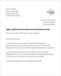 Se désabonner de Makadam Fitness