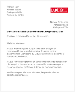 Se désabonner de La Dépêche du Midi