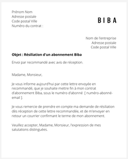 Se désabonner du magazine Biba