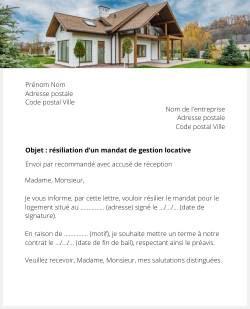 Comment Résilier Un Mandat De Gestion Locative