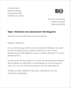 Se désabonner de Vélo Magazine